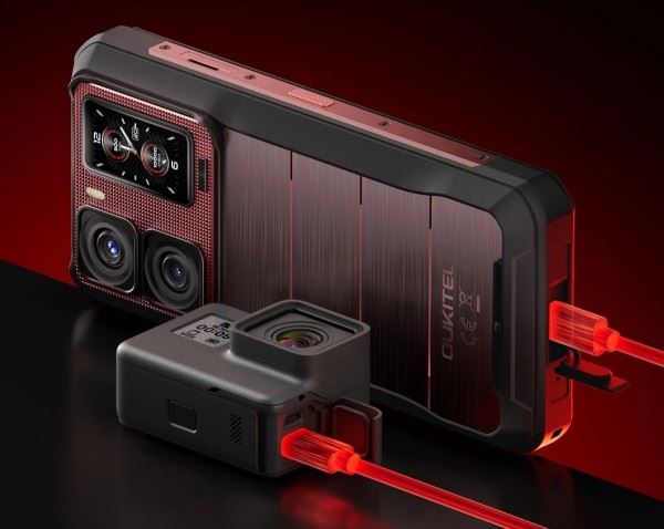 Анонс. Oukitel WP300 - защищённый смартфон как док-станция для умных часов и для... фонарика