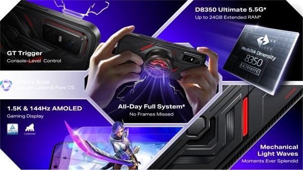 Анонс. Infinix GT 30 Pro - очень игровой, хотя и далеко не самый мощный смартфон